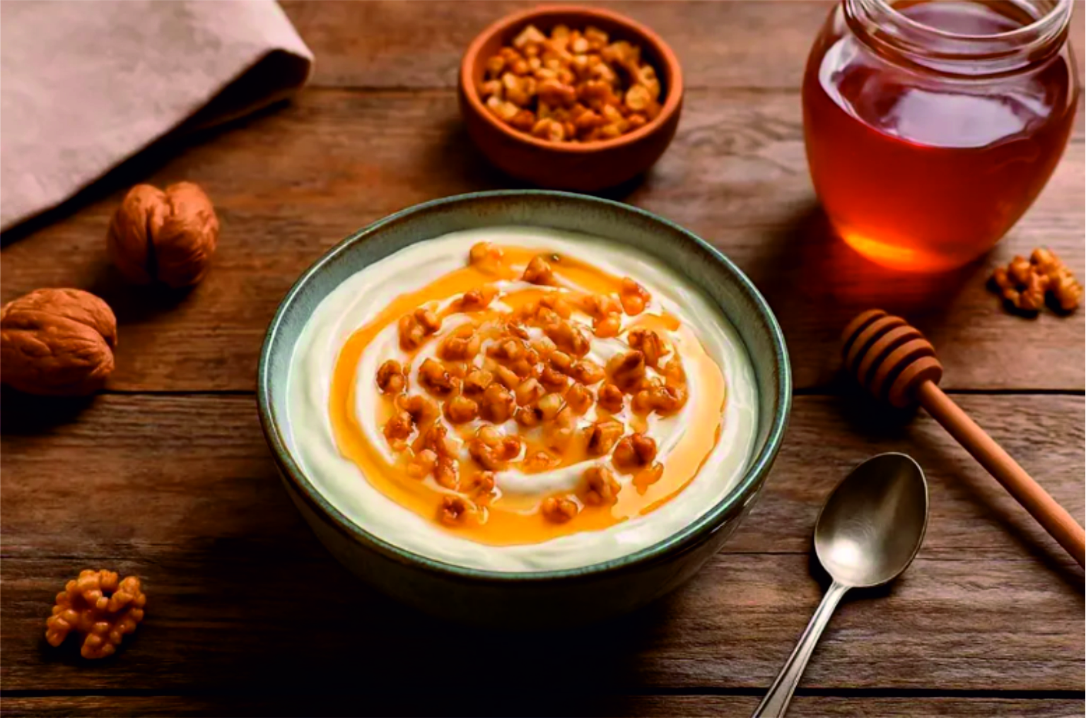 Yogur con miel